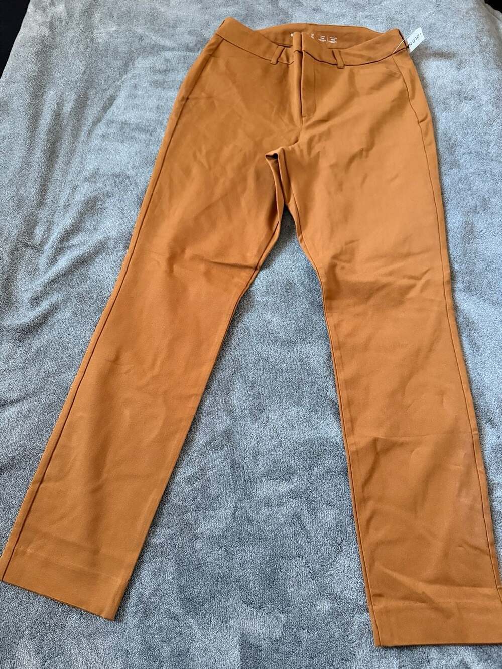 Old Navy High-Waisted Pixie Pants Size 12 Tall Brown Rust Mustard
